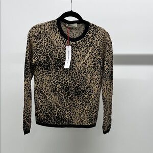 NWT Aldo Martins Animal Print Sweater